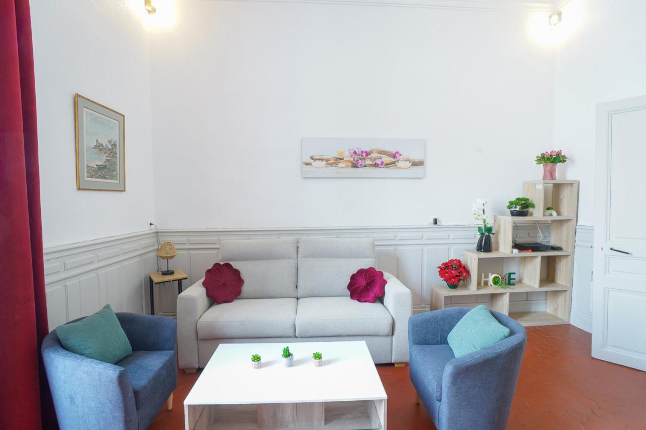 Appartement Du Forum,La Gare, 50 M2 , Climatisation, Garage, Cour Narbona Esterno foto