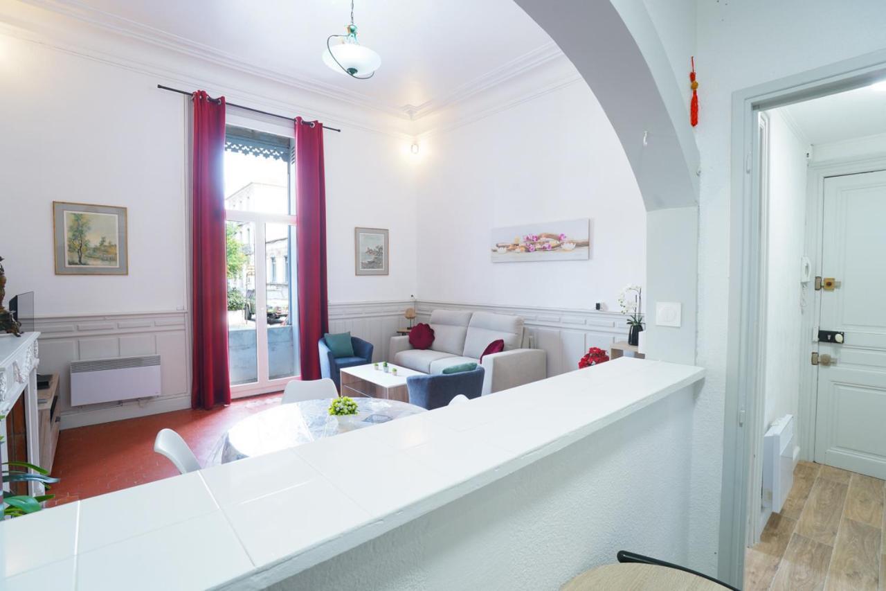 Appartement Du Forum,La Gare, 50 M2 , Climatisation, Garage, Cour Narbona Esterno foto
