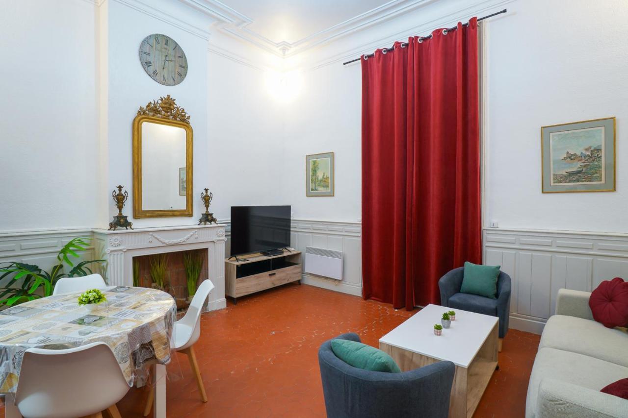Appartement Du Forum,La Gare, 50 M2 , Climatisation, Garage, Cour Narbona Esterno foto