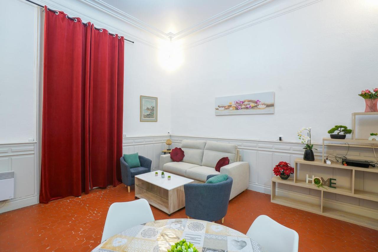 Appartement Du Forum,La Gare, 50 M2 , Climatisation, Garage, Cour Narbona Esterno foto